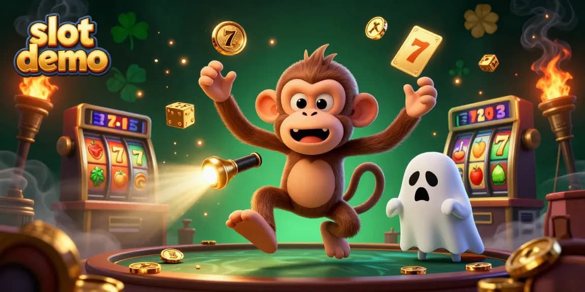 Menangkan slot demo dengan juggler setan nakal dan anjing pemburu hantu di kasino.