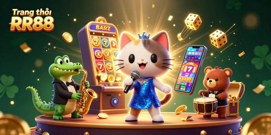 Experience fun with Trang chủ RR88 as the jazzy cat singer takes the stage and a big jackpot hits!