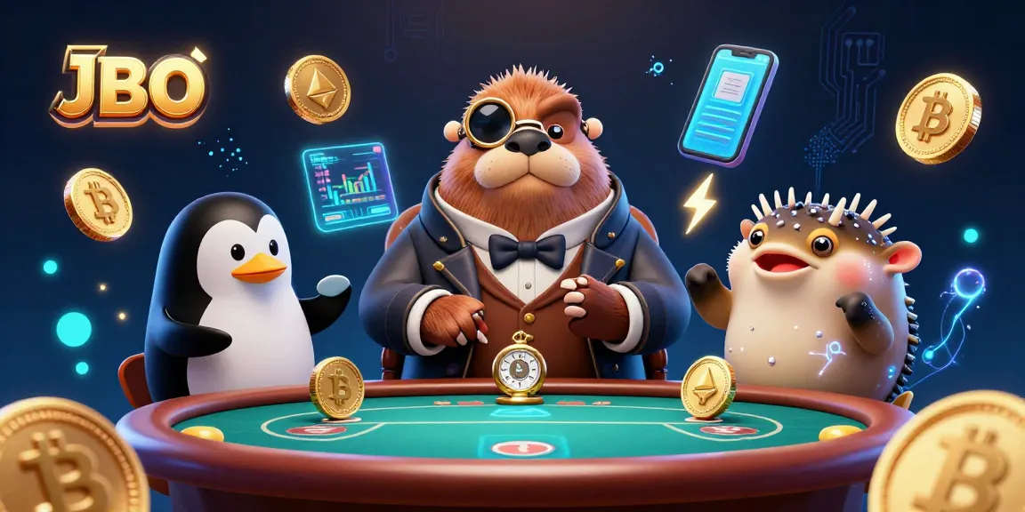 Experience thrilling moments with JBO at an underwater poker game featuring unique sea creatures.