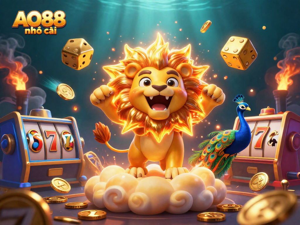Win big at AO88 nhà cái with festive slot machine wins and vibrant gaming elements.