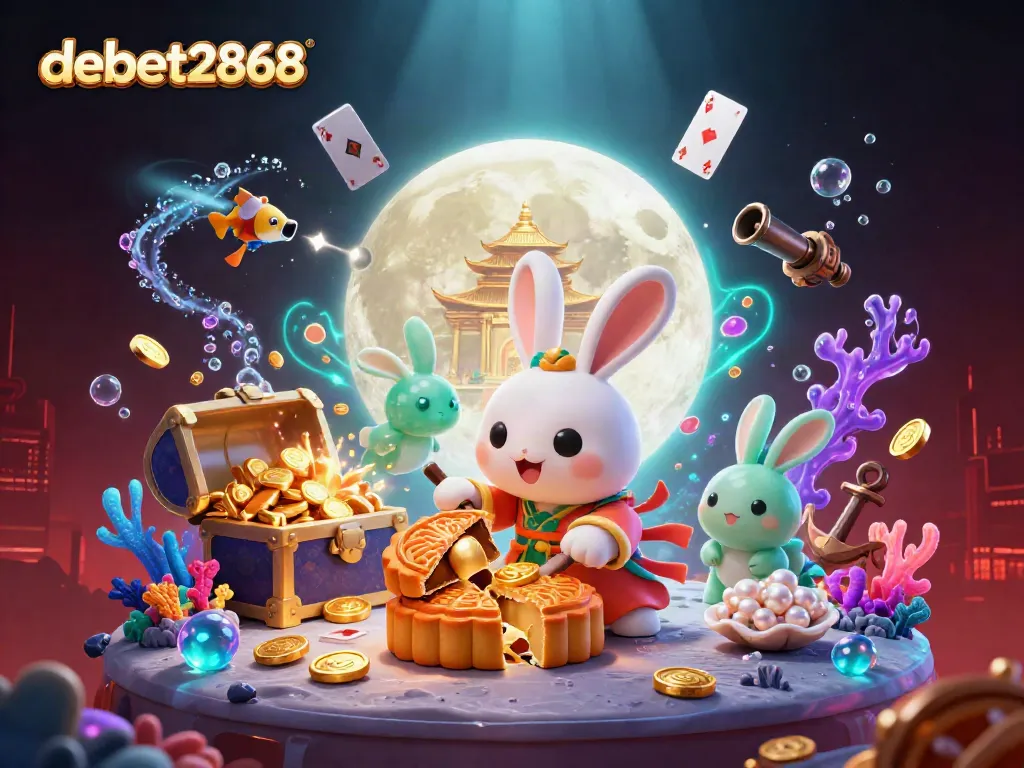 Engage with the exciting debet2868 casino world through this vibrant 3D illustration featuring playful characters.