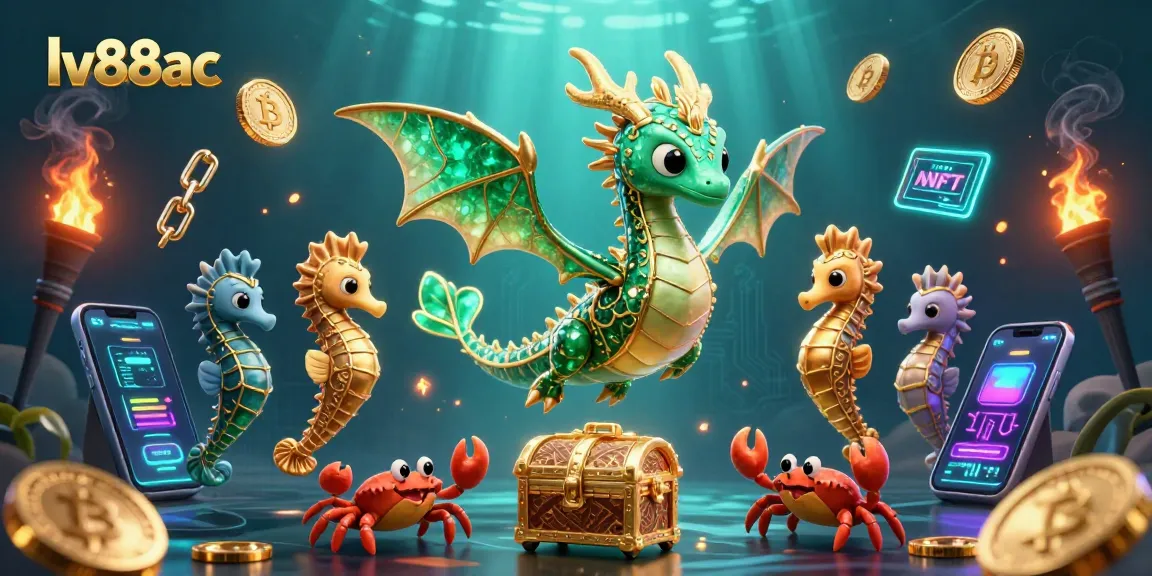 Engage with lv88ac's vibrant underwater casino world with the sea dragon and crypto treasures.