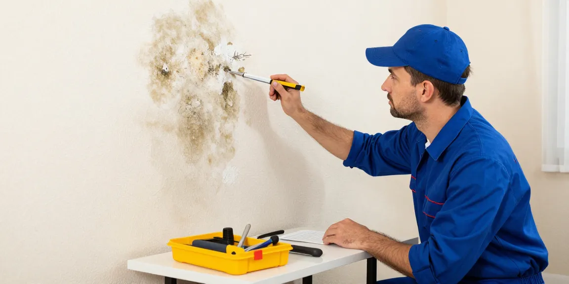 Servicio profesional de eliminación de moho en Barcelona por un contratista de confianza en una casa local.