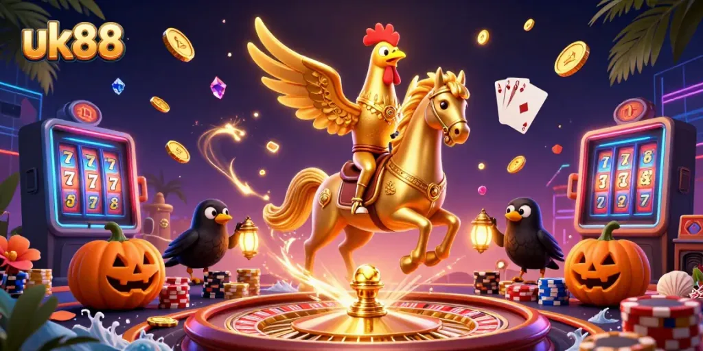 Experience thrilling wins at uk88 with golden jackpots and vibrant casino atmosphere.