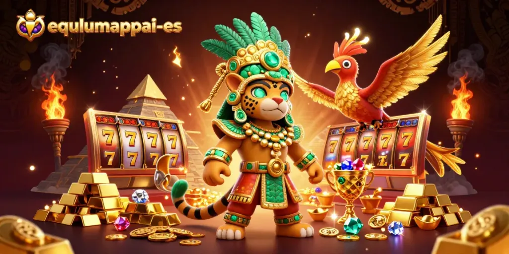 Experience thrilling wins with equlumappai-es in a casino-inspired 3D fantasy.
