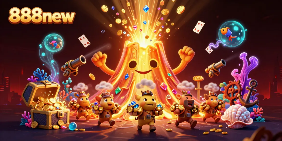 Experience thrilling wins at 888new with a vibrant casino-themed underwater adventure.