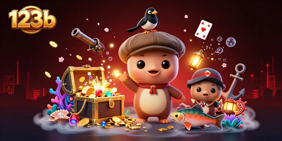 Experience the excitement of 123b with vibrant characters and dynamic underwater casino elements.